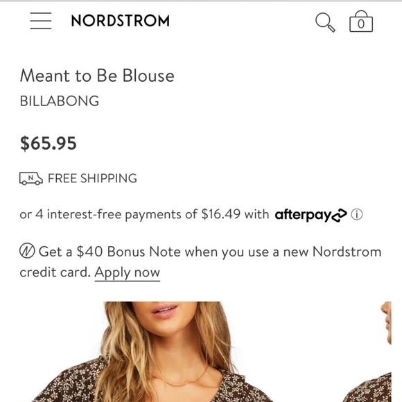 Billabong “Meant to be Blouse” - Picture 7 of 12